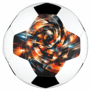 Bola De Futebol Visão Abstrata de Movimento e Mente