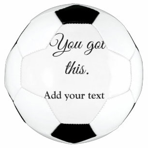 Bola De Futebol Você conseguiu adicionar seu texto imagem motivaçã