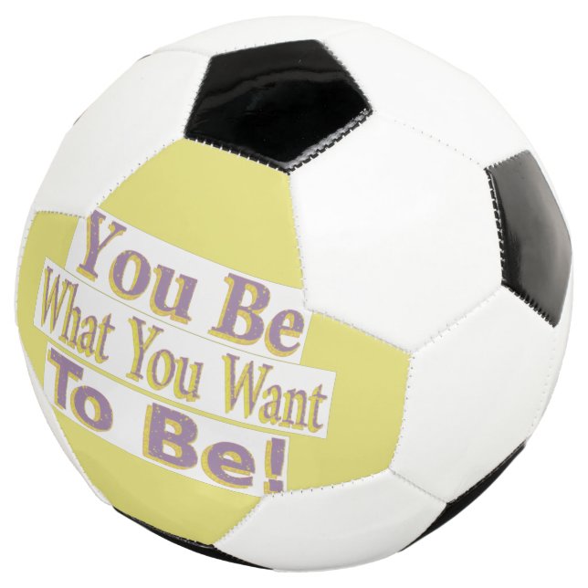 Bola De Futebol "Você É!" Design bonito. Comprar Agora (Três quartos)