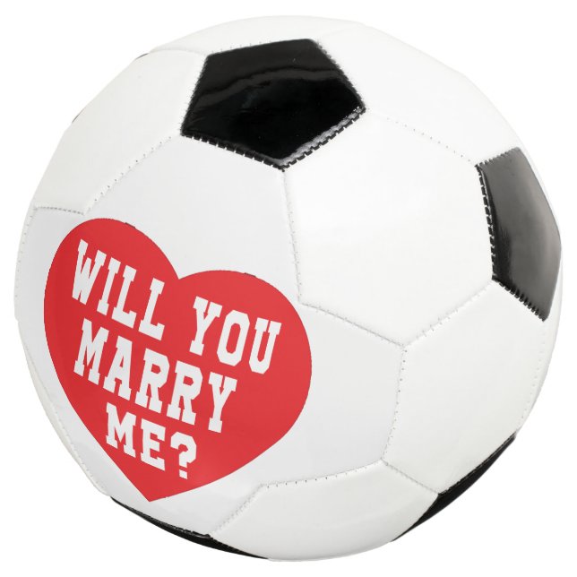 Bola De Futebol Você Me Casado? Proposta de casamento (Três quartos)