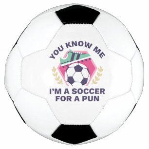 Bola De Futebol Você me conhece, sou um jogador para um trocadilho