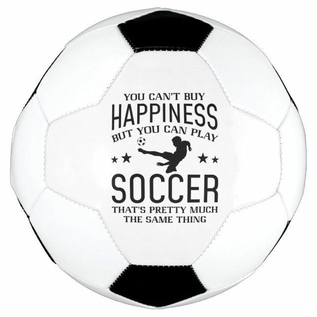 Bola De Futebol Você Pode Jogar Futebol (Frente)