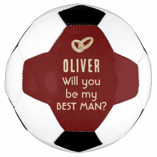 Bola De Futebol Você será meu Padrinho Nome Personalizado Futebol