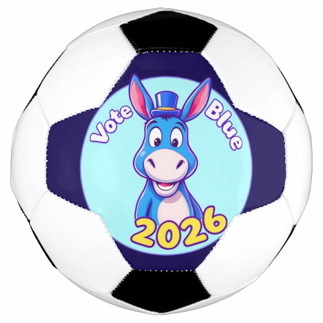 Bola De Futebol votação azul em 2026 (Frente)