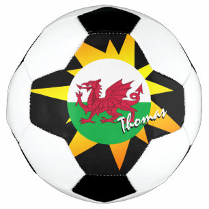 Bola De Futebol Wales Football & Welsh Flag / BANG