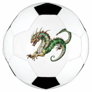 Bola De Futebol "Watercolor Dragon Majestade"