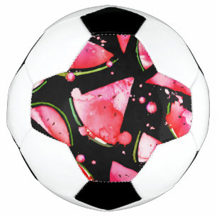 Bola De Futebol Watercolor Melancia 2