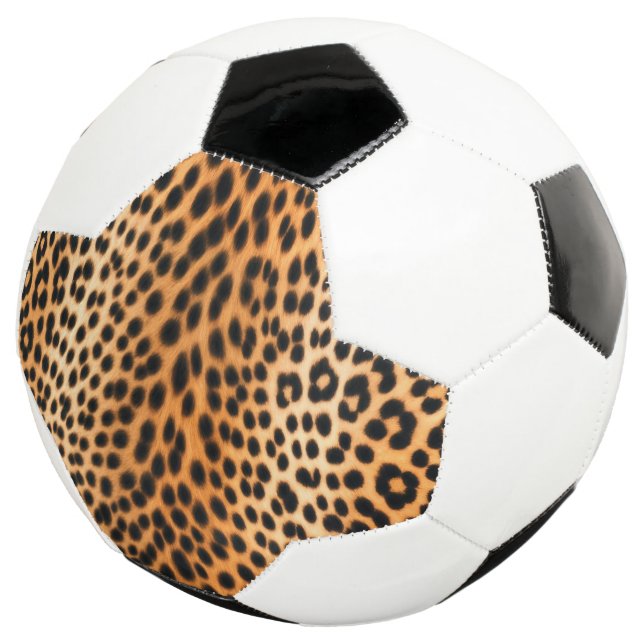 Bola De Futebol Wild Leopard Energy – Bold Animal Print Fashion (Três quartos)
