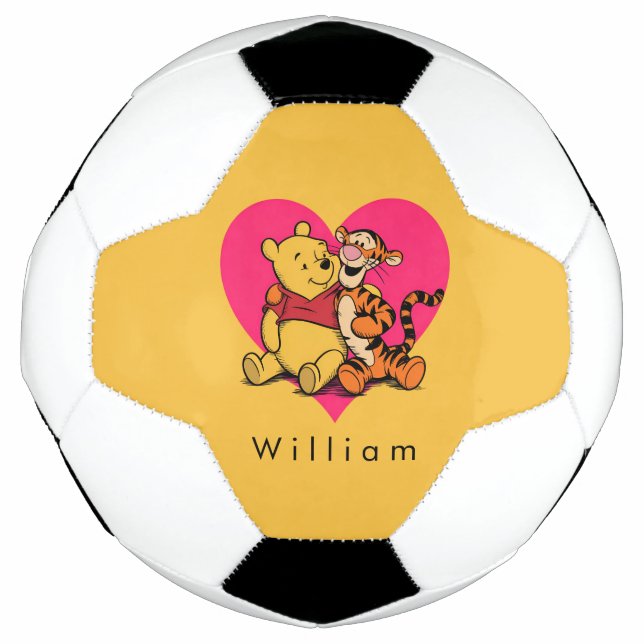 Bola De Futebol Winnie the Pooh & Tigger Doce (Frente)
