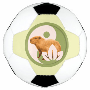 Bola De Futebol Zen Capybara Yin Yang