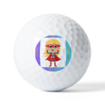 Bola de Golf de Valor da Garota do Super Herói