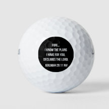 Bola de Golfe Cristão Engraçado para Pai | Present