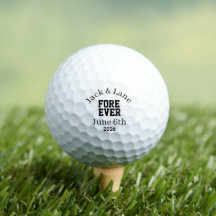 Bola de Golfe de Casamento Personalizada, Festa de