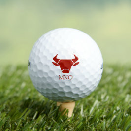 Bola de Golfe do Monograma Personalizado - Logotip