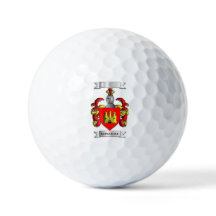 Bola de Golfe Gonzalez Sobrenome e Escudo