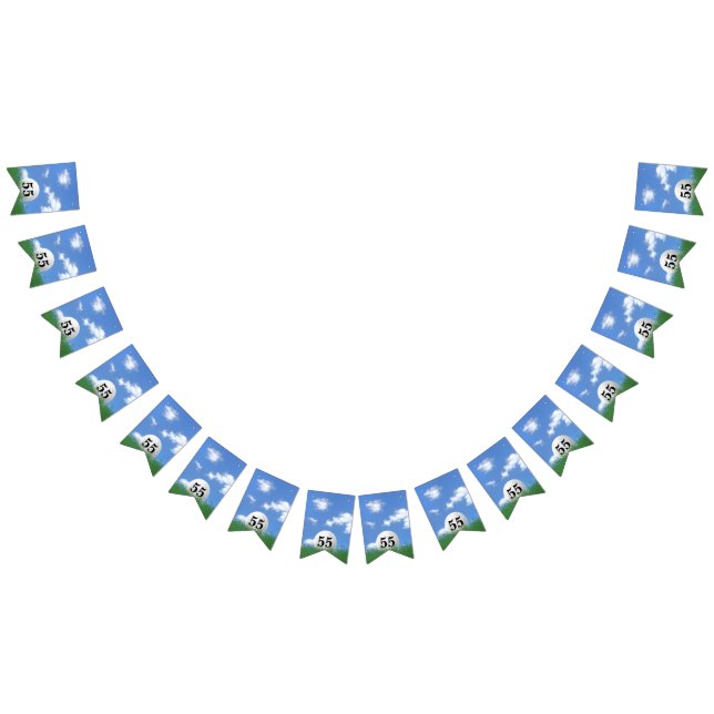 bola de golfe no capim para bandeiras de bunting d (Todos)