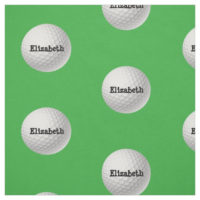 Bola de golfe no tecido verde (Modelo)