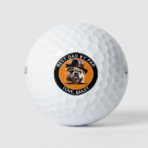 Bola de golfe personalizada com uma fotografia de
