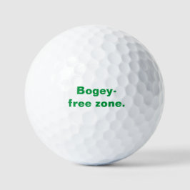 Bola de golfe personalizada de zona livre de Bogey