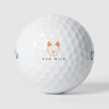 Bola de Golfe Personalizada do Crazy Yorkie