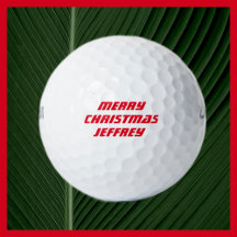 Bola de Golfe Personalizada, Feliz Natal