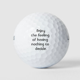 Bola de Golfe sem decisão