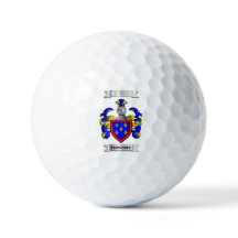Bola de Golfe Sobrenome Fernandez e Escudo