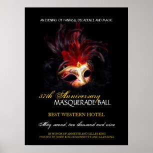 Bola de mascarada - poster