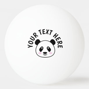 Bola de mesa de urso panda de diversão personaliz