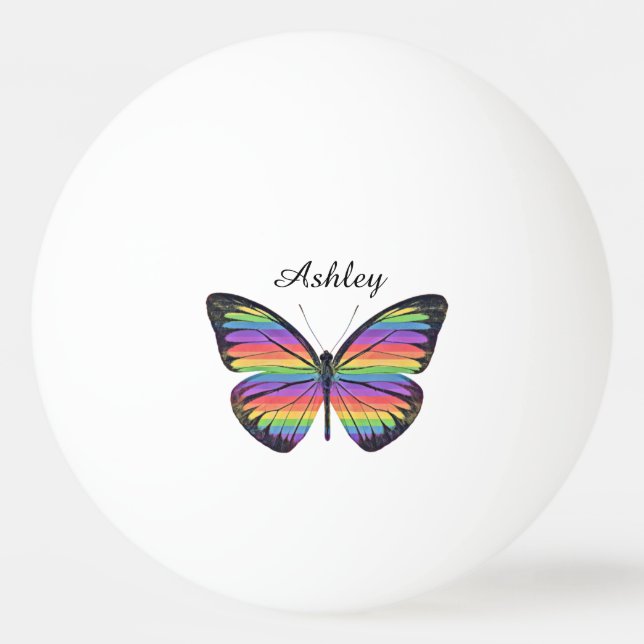 Bola de Ping Pong Borboleta Personalizada (Frente)