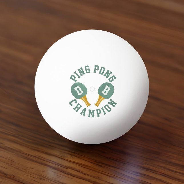 Bola de Ping Pong Champion Personalizada (Criador carregado)