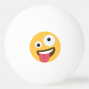 Bola de Ping Pong com uma visão engraçada.
