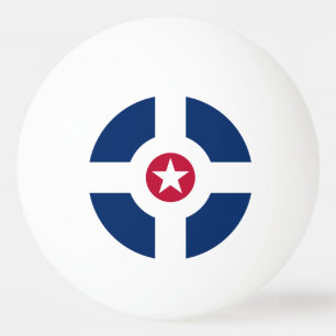 Bola de Ping Pong da bandeira de Indianapolis, Ind