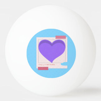 Bola de Ping Pong da minha primeira música 