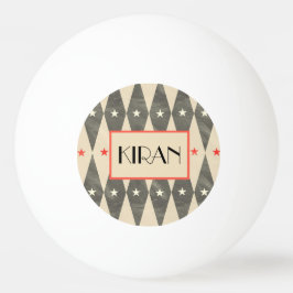 Bola de Ping Pong de Cassino Vermelha e Preta Pers