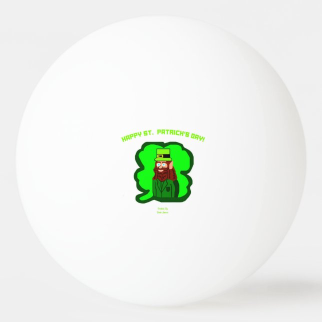 Bola de Ping Pong do Leprechaun (Frente)