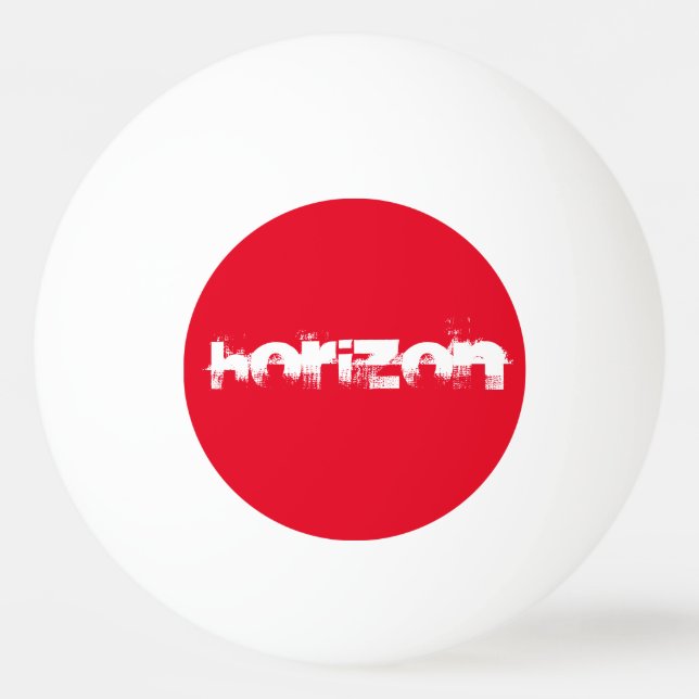 bola de ping pong horizonte (Verso)