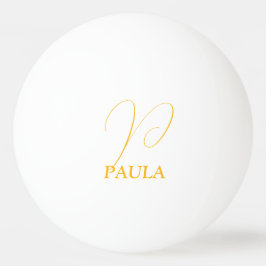 Bola de Ping Pong Monogramada