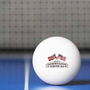 Bola de Ping Pong Norueguesa Americana Orgulhosa