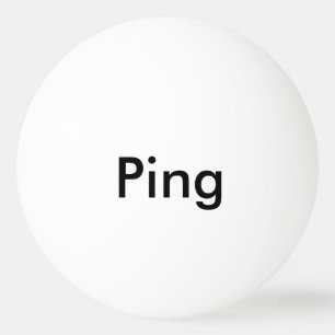 Bola de Ping Pong Personalizada