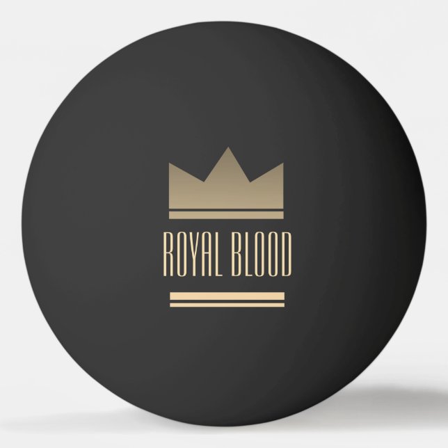 Bola de Ping Pong Personalizada Presente Coroa Rea (Frente)
