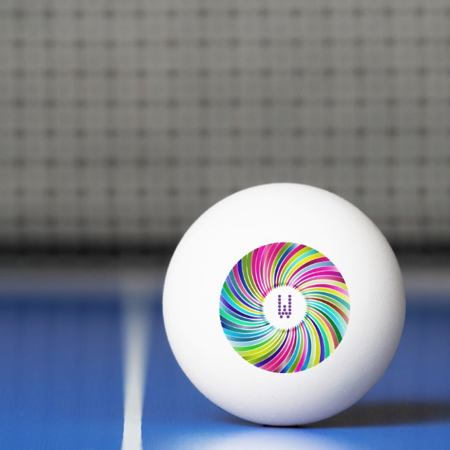 Bola de Ping Pong Vórtice Cromático (Líquido)