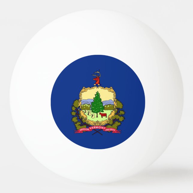 Bola de pingue-pongue especial com a bandeira de V (Verso)