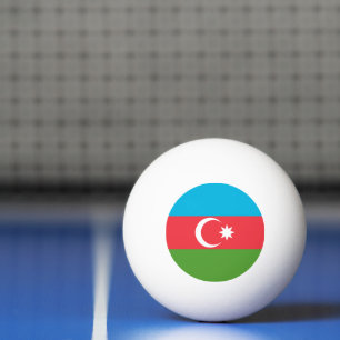 Bola de pingue-pongue patriótica com bandeira do A