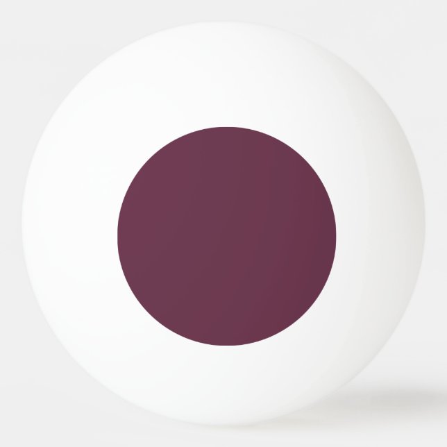Bola de Pong do Burgundy Personalizada (Frente)
