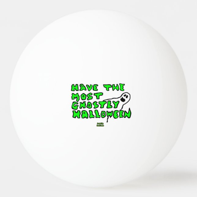 Bola de Pong do Halloween (Frente)