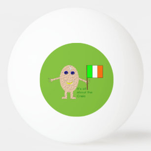 Bola de Pong do Ovo Irlandês Patriótico