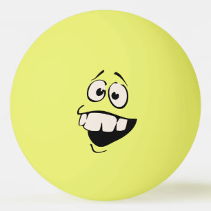 Bola de Pong do sibilo da cara dos dentes de