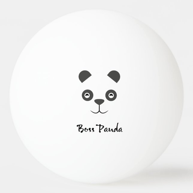 Bola de Pong do sibilo da panda do chefe (Frente)