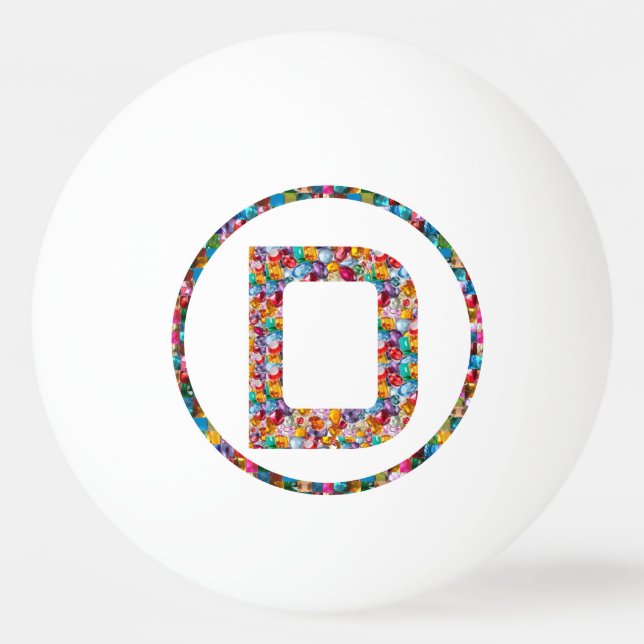 Bola de Pong do sibilo do DDD 3* do DD da ARTE D (Verso)